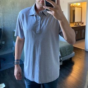 Gray Travis Matthew Golf Polo - Mens Large